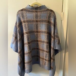 Max Studio Sweater Poncho One Size